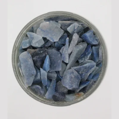 Blauer Quarz Chips 0,5 - 1,5 cm